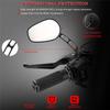 Ac29-8Mm Rear View Mirrors For  Touring Road Glide FLTRX Electra Glide FLHT Road King Handlebar Mount Mirrors
