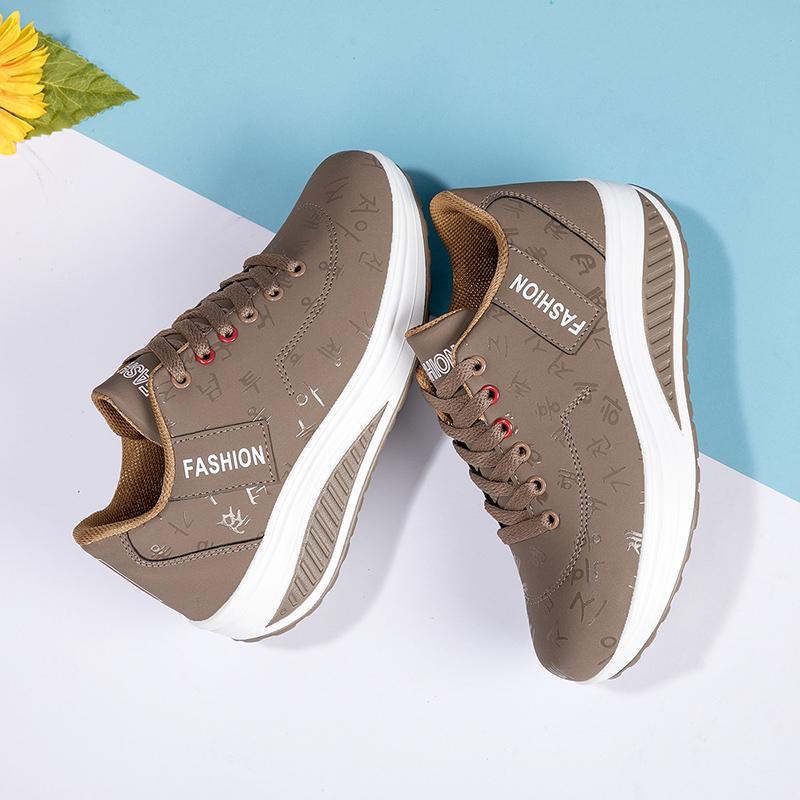 Damskie buty Podeszwa PU Buty na koturnie Duży rozmiar Buty damskie Damskie buty sportowe zwiększające wzrost