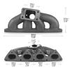 Gusseiserner Turboladerkrümmer für Honda Civic B16/B18 Serie 1988-2000