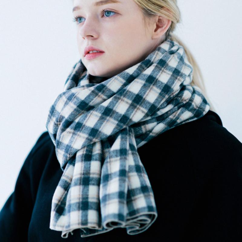 

NORDIC ISLAND Muffler Iceland Check - Black single type
