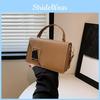 Trendy Minimalist Texture Shoulder Bag 2024 Spring Summer New Simple Single Shoulder Diagonal Small Square Bag