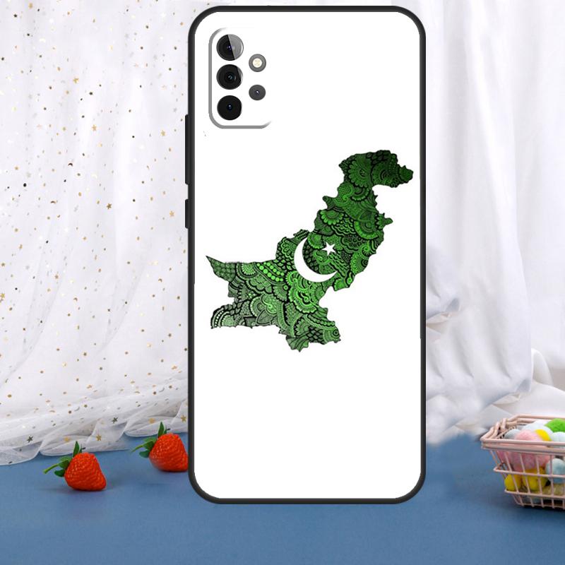 Pakistan Flag For Samsung Galaxy A36 A26 A16 A05 A06 A54 A34 A14 A22 A32 A52 A55 A35 A15 A53 A13 A56 Case
