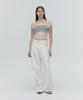 Sopeuteuseoul See-Through Asymmetrical Top [White]