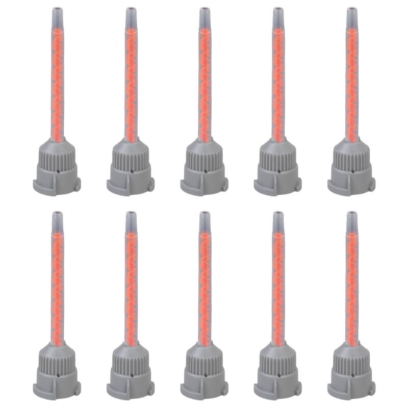 

10Pcs Static Epoxy Mixing Nozzles Resin Mixing Machine Applicator for Efficient AB Glues Mixing and Precise Dispensing