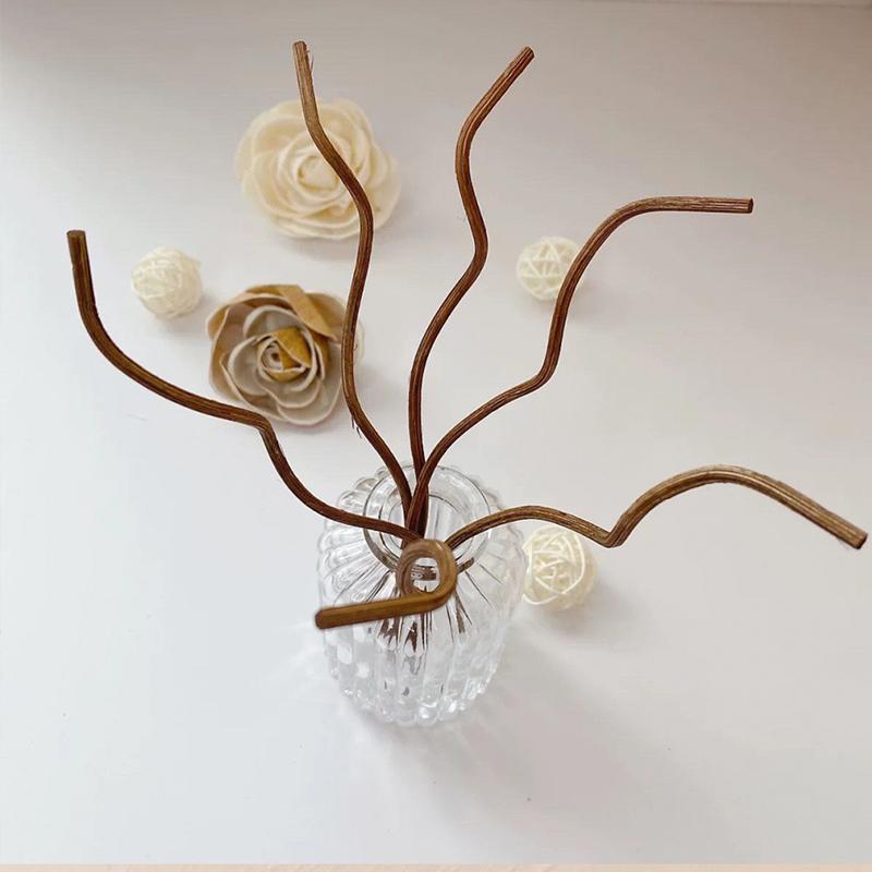 20PCS perfume Diffuser Reed  rattan sticks Long Wavy rods for aroma diffuser oil distributor for Home Decor Perfume XXT002