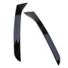 Gloss Black Pair Rear Window Side Wing Spoiler For VW Passat B7 Wagon 11-15