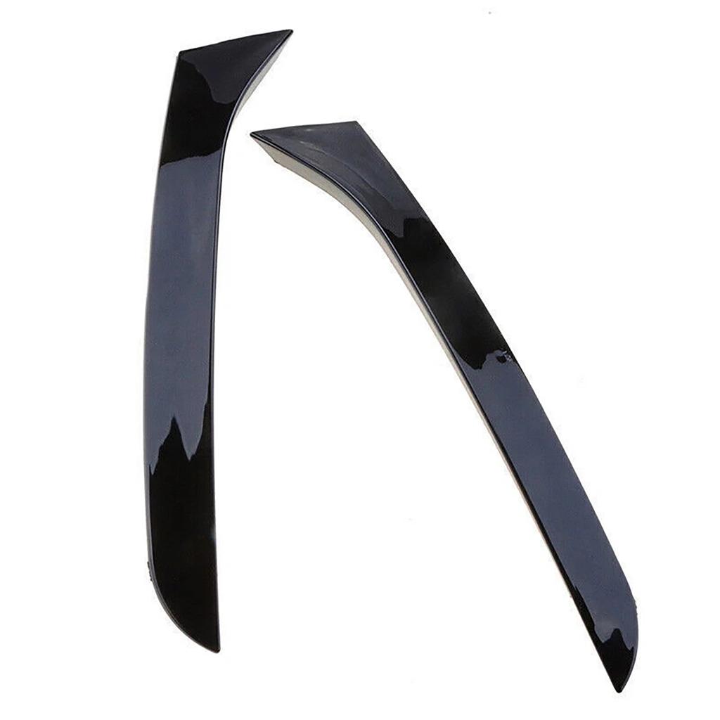 Gloss Black Pair Rear Window Side Wing Spoiler For VW Passat B7 Wagon 11-15