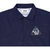 Palace Triangle Pattern Logo Collar Jacket Unisex Outerwear Navy-Blue P17JK073