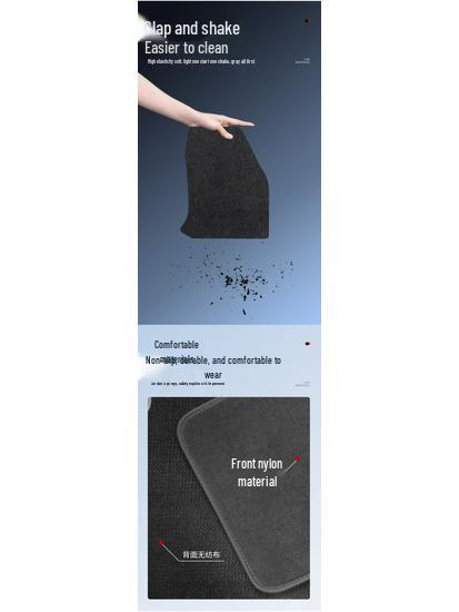 Black Nylon Car Floor Mats for SAIC Volkswagen Tiguan L (2017-2025)