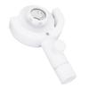 Mini Surveying Prism Portable Survey Reflector Target Sheet with Base Mount for Total Station White