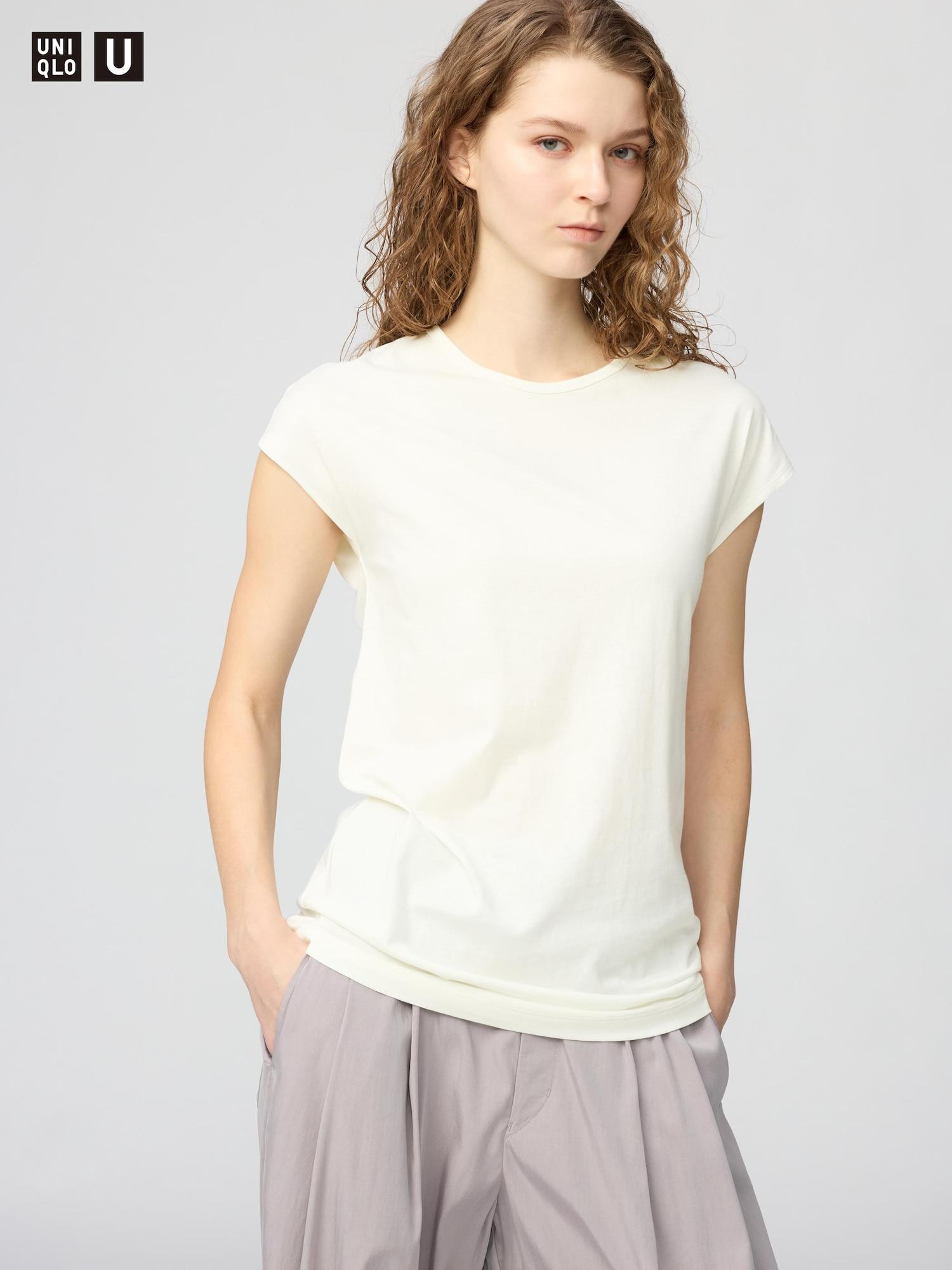 Uniqlo Япония Футболка с короткими рукавами 01 OFF WHITE/XS