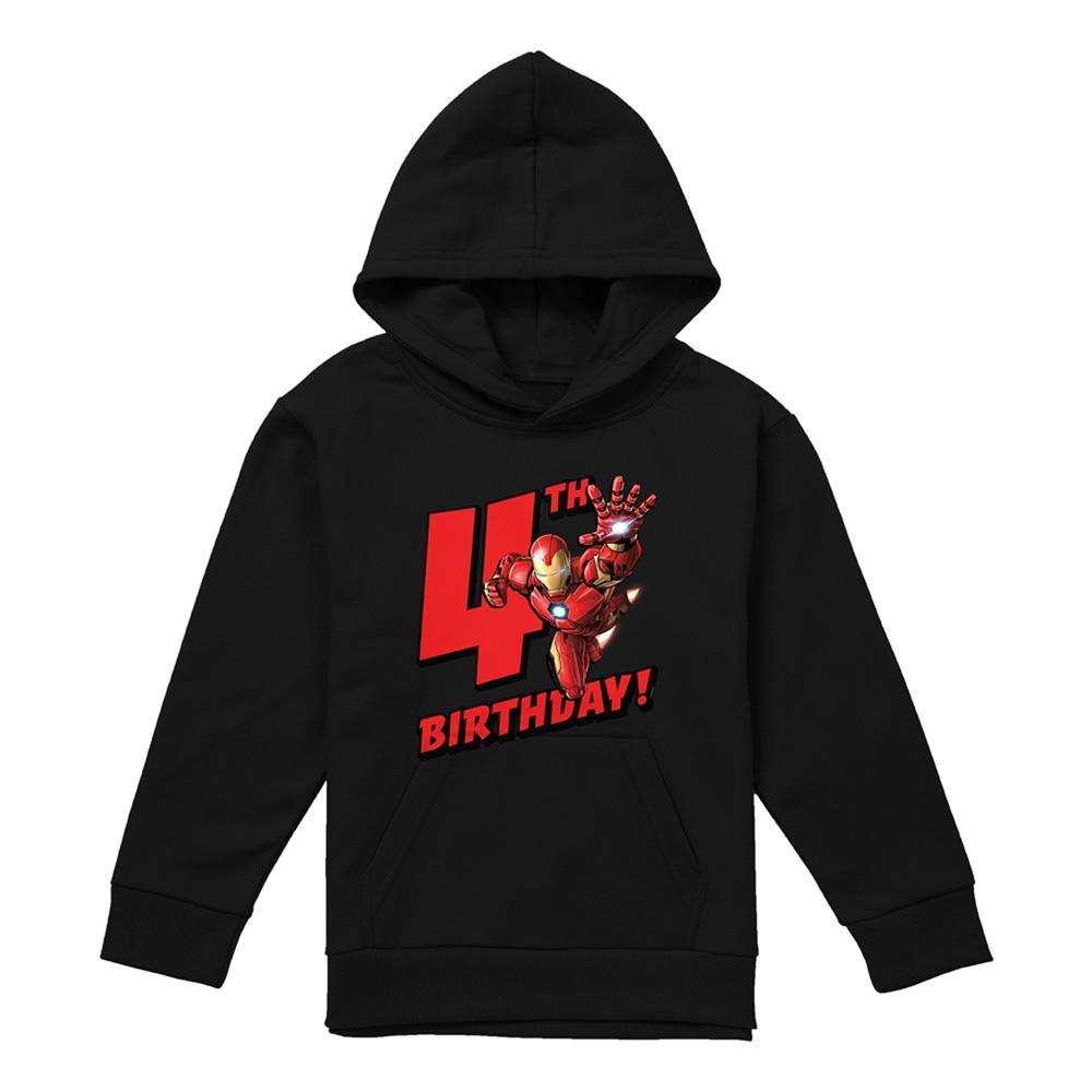 Marvel Childrens/Kids Iron Man 4th Birthday Hoodie