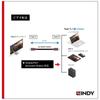 LINDY 1.5m ANTHRA LINE USB4 Gen3x2 Type-C Cable with 240W PD Fast Charging (Model Number: 36957)