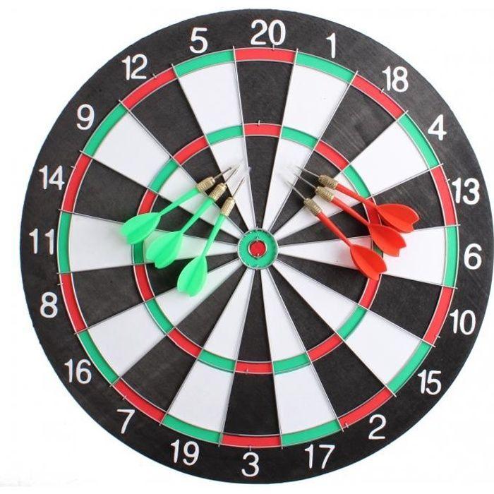 Dartskive Master Darts - 40,5 cm - 6 piler inkludert - Innendørs - Flerfarget