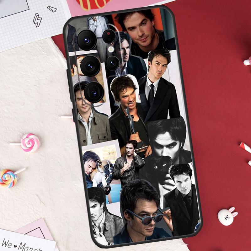 Damon Salvatore Collage Case For Samsung Galaxy S21 S22 S23 S24 S25 S26 Ultra S10 S25 Plus S25 FE S20 FE Cover Shell