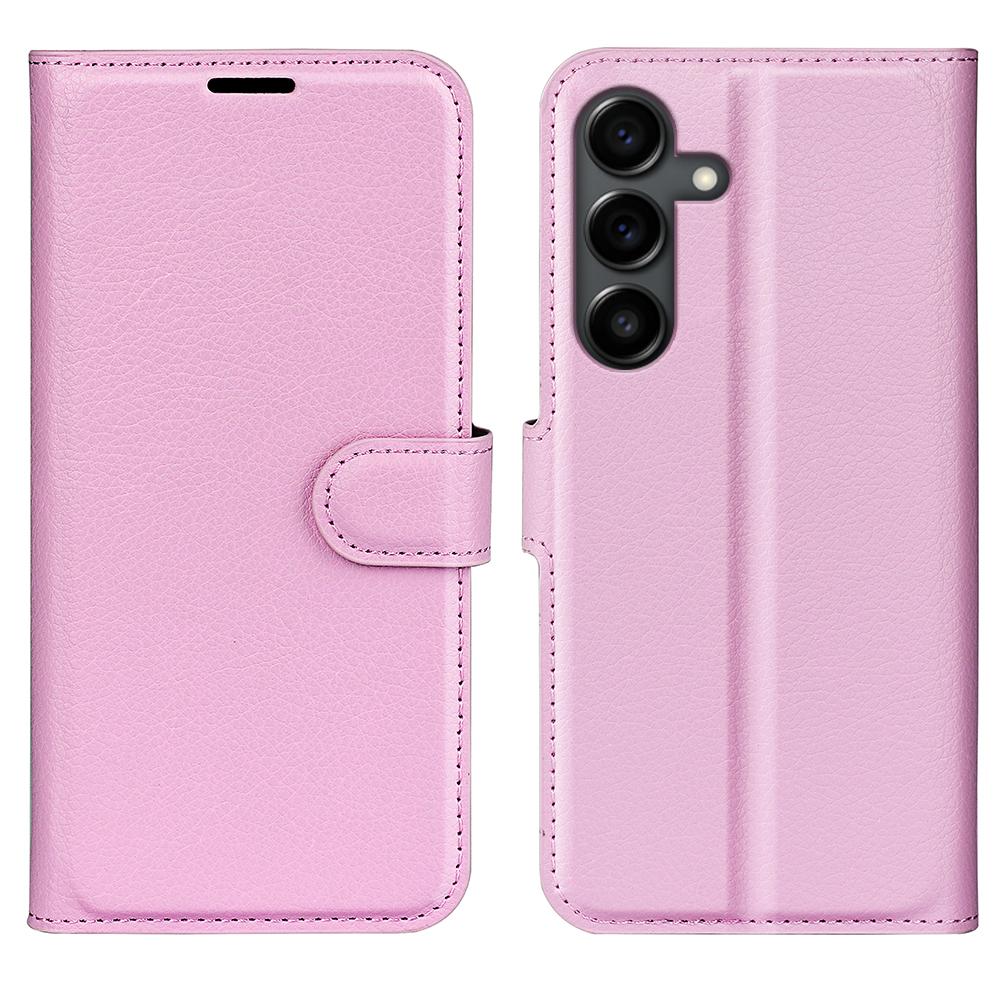 

For Samsung Galaxy S25 FE Case Litchi Texture Shockproof Leather Wallet Phone Cover