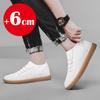 Lift Men Breathable Mesh Elevator Shoes Soft Comfortable Height Increasing Sneakes 6cm Insole Heightening Sports Plus Size 38-46
