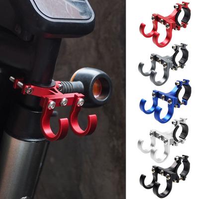 Fahrrad-Fronthaken, stanzfrei, kratzfest, starkes Lager, hängende Gegenstände, Aluminiumlegierung, rostfrei, Fahrrad-Doppelhaken für Motorräder