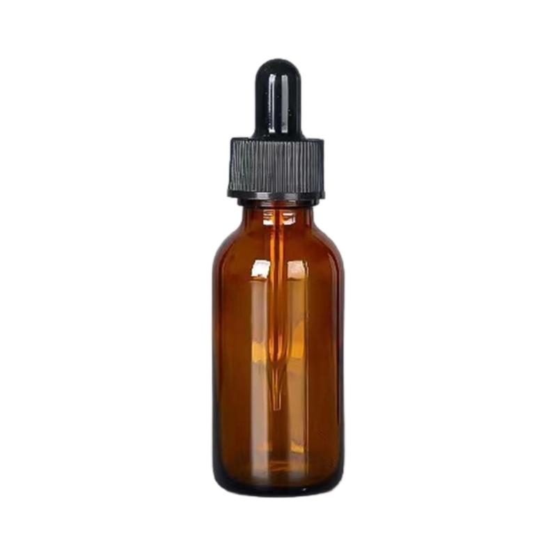 Practical Amber Glass Dispensing Bottle 15ml-500ml Friendly Leakproof Design For Lotions Sanitizers Cosmetics Storage