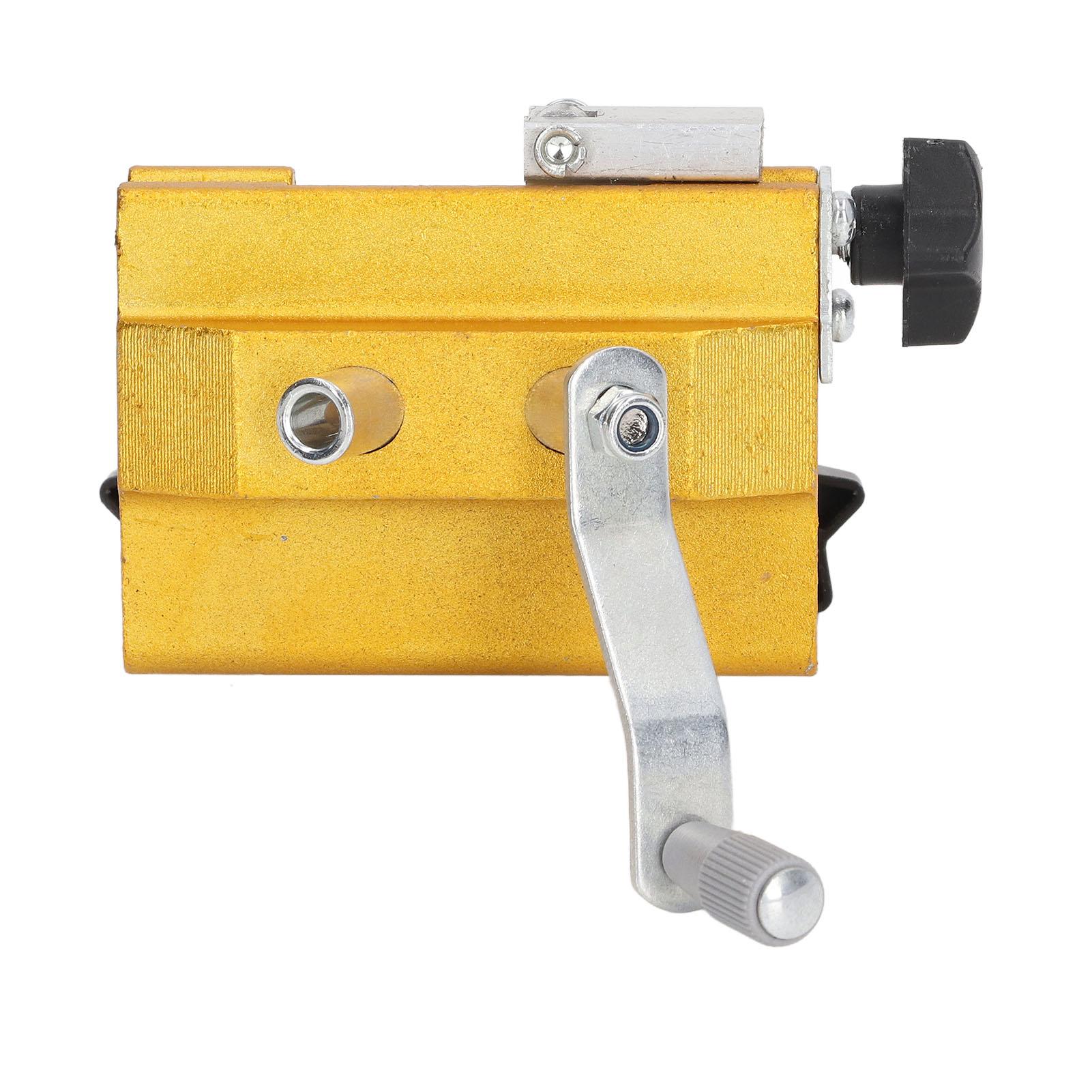 

Chainsaw Sharpener Portable Manually Chain Sharpening Jig Chain Saw Sharpening Tool with 3 Pcs Grinding Head