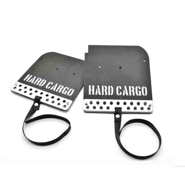 

Брызговики Hard Cargo для Suzuki Every Van, серебристый анодированный, с серым задним комплектом и (Легкий фургон) - логотип, (Лево право) - HC-612