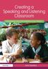 The Creating a Speaking and Listening Classroom : Integrating Talk for Learning At Key Stage 2 Book