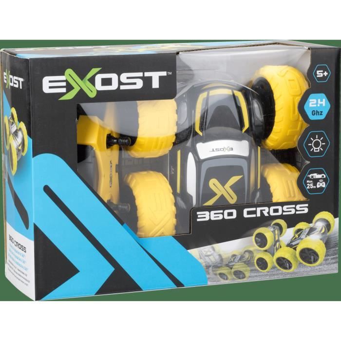 360 Cross Gelbes ferngesteuertes Auto mit Akku - Exost
