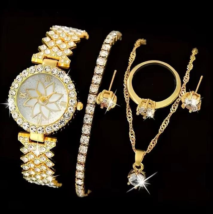 Watch Gypsy Bracelet Watch Fashion Rhinestone Flower Ladies Watch Bulk price