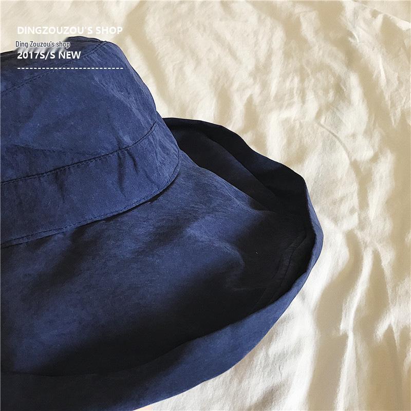 Japanese Style Wide Brim UV Sun Visor Hat for Women - Spring, Summer, Autumn Casual Bucket Hat