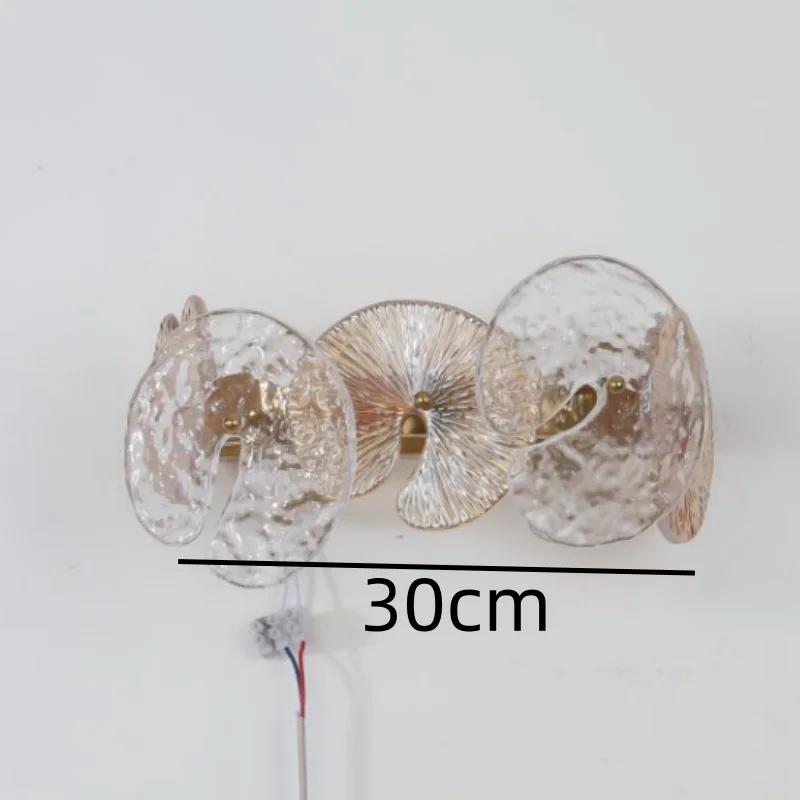 Nordic modern luxury LED chandelier living room dining room bedroom glass chandelier indoor lighting home decoration hanging