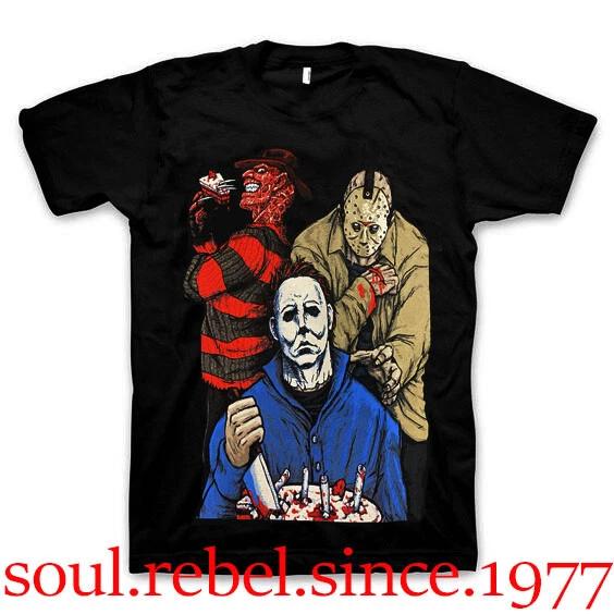 FREEDY MICHAEL M JASON CAKE SCARY MOVIE T-Shirt XXXXL