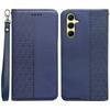 For Samsung Galaxy A15 4G/5G Wallet Phone Case Strong Magnetic Checkered Pattern Imprint Leather Flip Cover