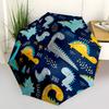 1pc Dino Rawrrr Automatic Open/Close Umbrella, Windproof, Folding Compact Umbrella with Lightweight Design for Women/Men087