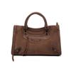 Borsa Tote Retro in Pelle da Motociclista di Grande Capacità per Donna - Borsa a Mano da Pendolare con Cerniera