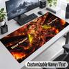 Francesco Bagnaia Personalized Large Mouse Pad Custom Name Text Extended Desk Mat Gaming Mousepad