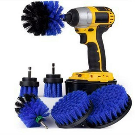 24-Piece Electric Drill Car Cleaning Kit & Detail Brush Set
