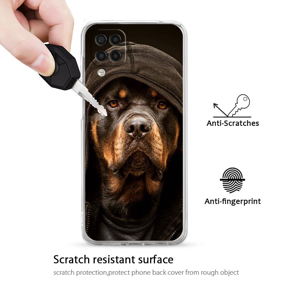 Rottweiler Dog Phone Case For Samsung Galaxy A51 A71 A21S A12 A11 A31 A41 A01 A03S A22 A13 A33 A73 A53 A52 A32 5G A23 Soft Cover