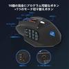 Gamspeed Wireless Gaming Mouse Dual with RGB Side 16400 Adjustable Precision 16 Programmable Buttons (Wired/Wireless Mode) Buttons, 2.4GHz Wireless,