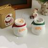 Christmas Scented Candles Santa Claus Wax Decoration Creative Jar Candles Christmas Gifts Handmade Aromatherapy Candles