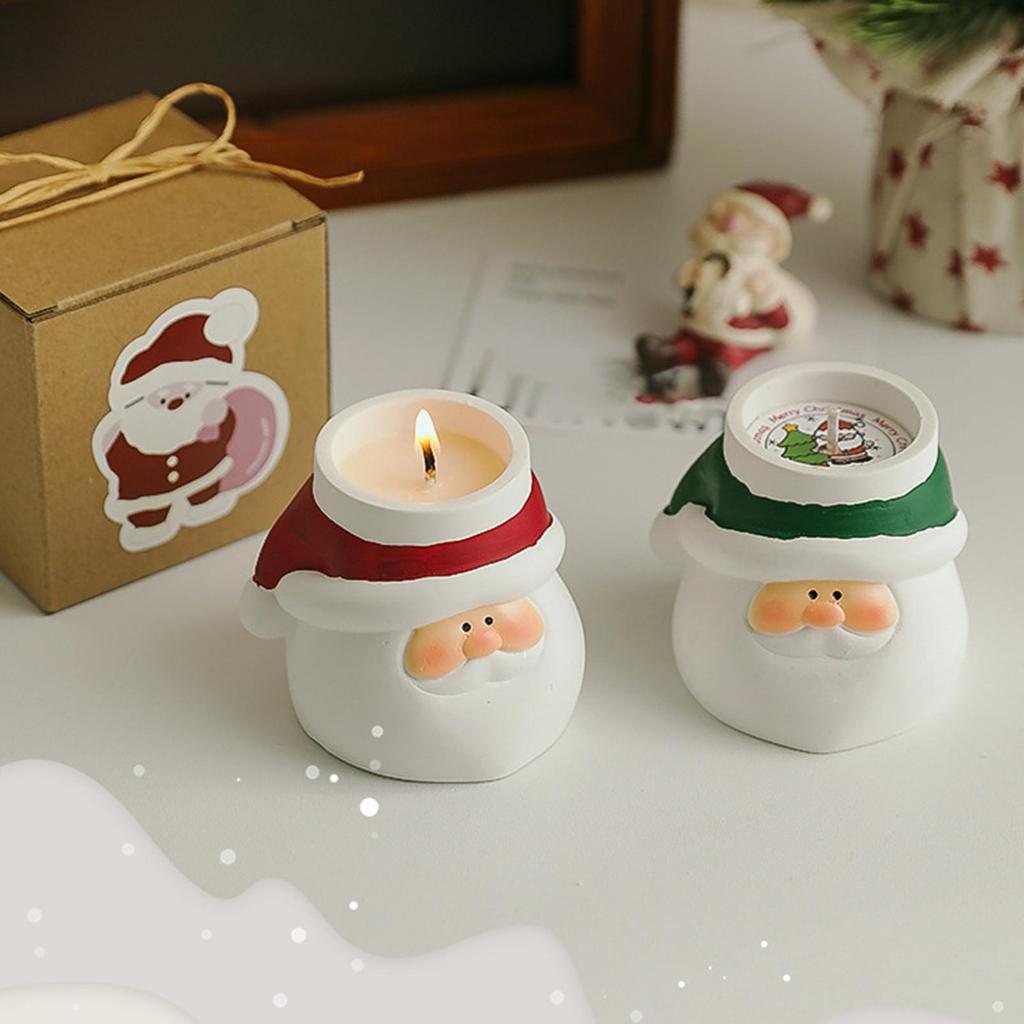 Christmas Scented Candles Santa Claus Wax Decoration Creative Jar Candles Christmas Gifts Handmade Aromatherapy Candles