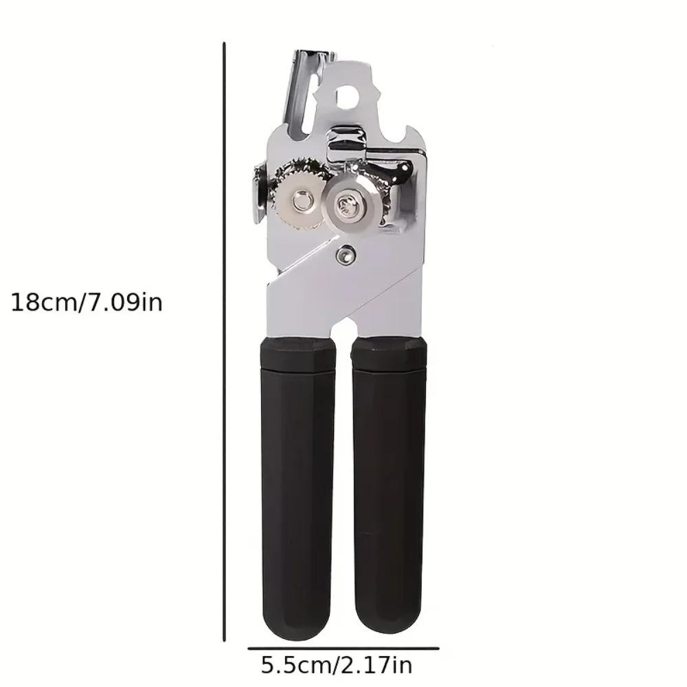 Solid Stainless Steel Can Opener Multifunctional Manual Craft Beer Grip Can Professional Bottle Opener Kitchen Gadgets