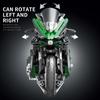 Non-Toxic 2088Pcs H2 Sx Motorcycle Building Blocks City Racing Motor Bike Model Bricks Desktop Decoration Display Children'S Diy Toy Gifts
