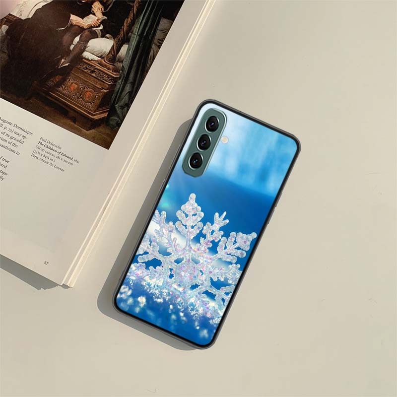 New Landscape Winter Light Snow Luxury Phone Case For Samsung S24 FE Galaxy S22 Ultra S25 Edge S21 S23 FE S20 Plus Cover Shell C