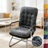 1PC Premium Integrated Velvet Seat Cushion Thickened Anti-slip Breathy Backrest Waist Support Cushion for Dorm Floor Car Office