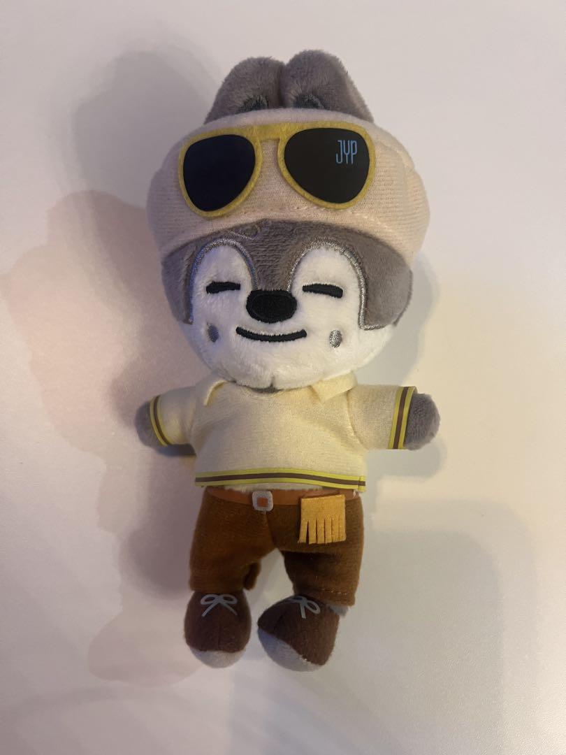 

[USED] Straykids Bang Chan Wolfchan JYP POPUP Summer Plush Toy