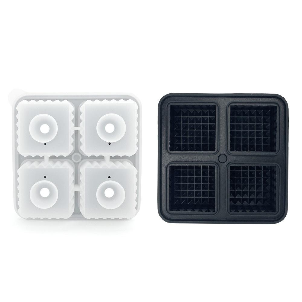 Silicone Ice Cube Mold Tray with Lid - Prism Ball Ice Cube Mold Suitable for Whisky Cocktails Juice Etc. Ice Cube Mold Cocktai 6