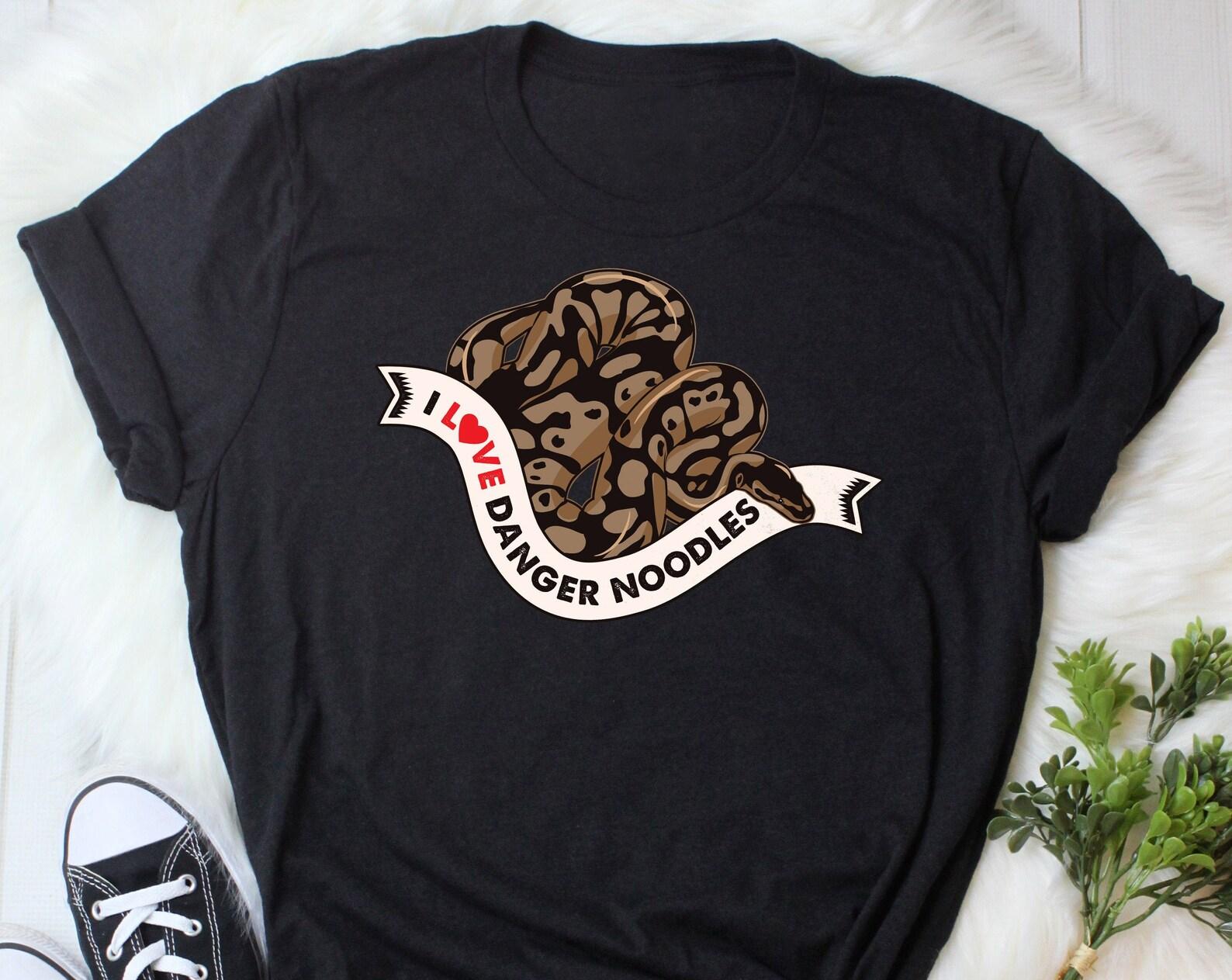 Ball Python Shirt, , , Reptile Tshirt, Snake Lover Gift, Funny Reptile T-shirt, Cute Snake Tee, I Love Danger Noodles, Snake Mom Dad 110
