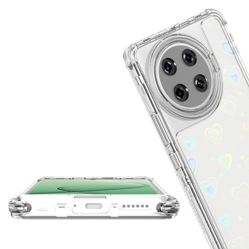 For TECNO Spark 20 Pro+ Case Precise Cutouts Acrylic TPU Clear Phone Cover with Laser-printed Film