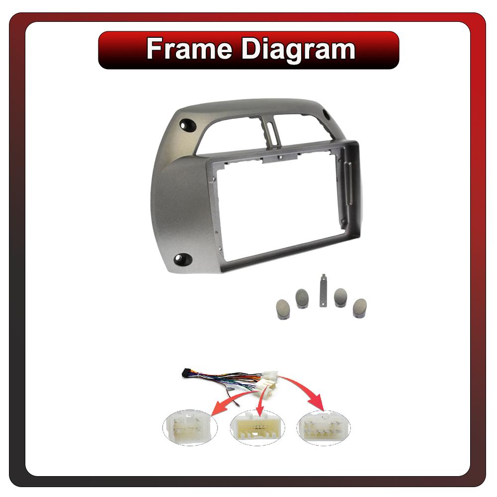 2Din Android Car-Play Car Radio,Toyota RAV4 2000-2003,Multimedia Player Head Unit Stereo GPS Navigation BT WIFI,1+16GB