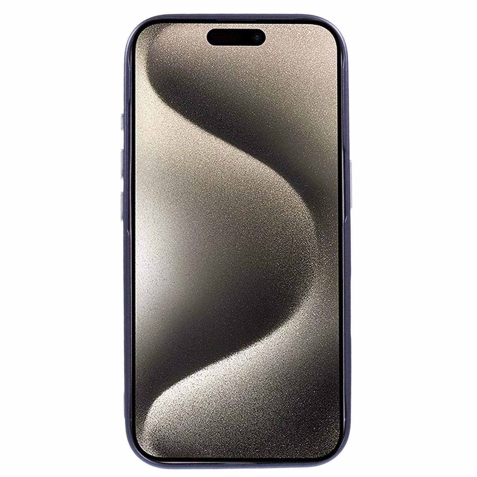 

X-LEVEL For iPhone 16 Case Rhombus Splicing Hard PC Shockproof Phone Cover